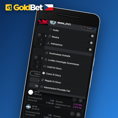 Funkce auto-bet v Aviator na Goldbet Casino s nastaveným počtem kol