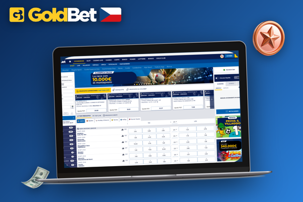 Goldbet Casino pro PC zobrazuje notifikační okno o dokončené aktualizaci klienta