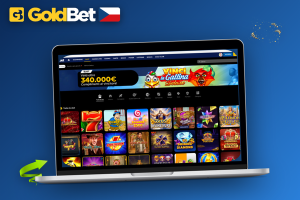 Goldbet Lion aplikace synchronizuje účet mezi telefonem, tabletem a notebookem
