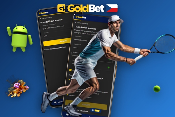 Goldbet Casino registrace přes telefonní číslo – smartphone s polem pro SMS kód