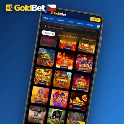 Ikona okna prohlížeče se stránkou Goldbet Casino bez nutnosti stahování či instalace